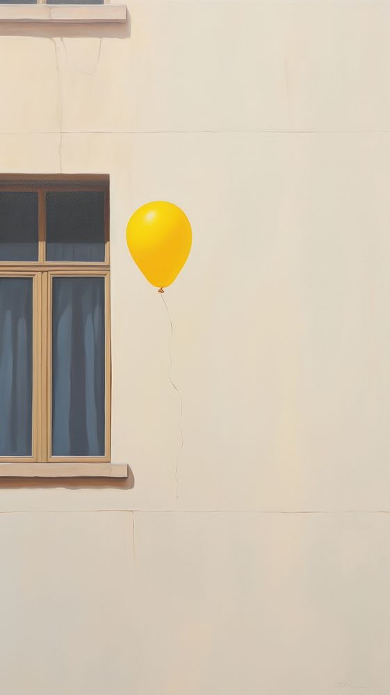 Balloon window architecture decoration. AI generated Image by rawpixel.