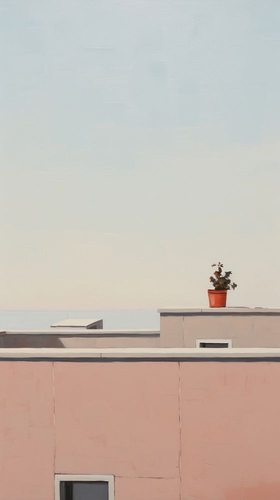 An astronaust on the apartment rooftop outdoors sky architecture. AI generated Image by rawpixel.