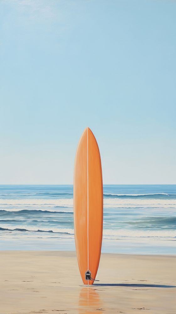Surfboard at the summer beach outdoors surfing nature. AI generated Image by rawpixel.