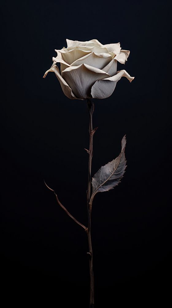 Dead flower plant rose inflorescence. AI generated Image by rawpixel.