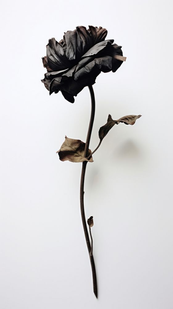 Dead flower petal plant rose. AI generated Image by rawpixel.