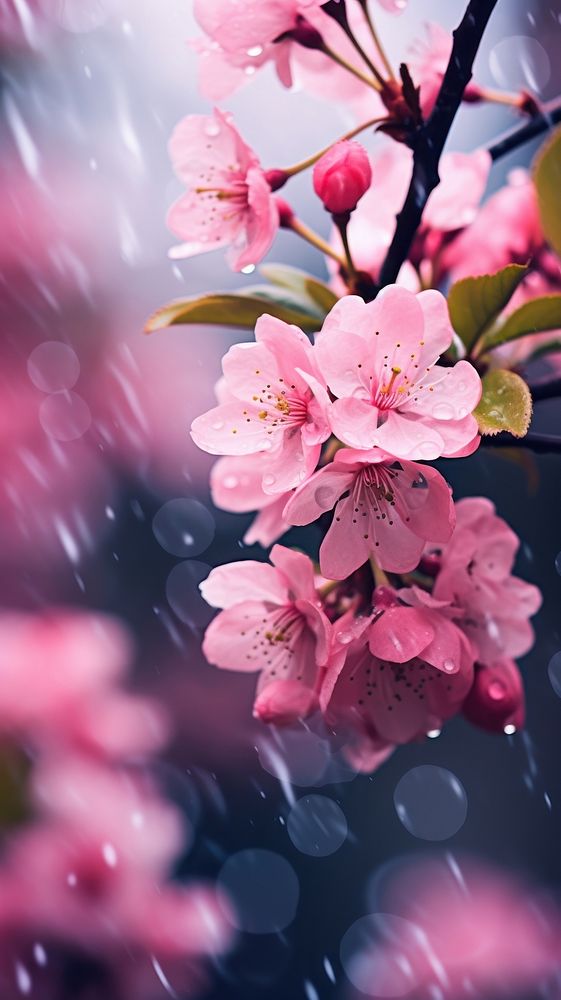 Flower nature outdoors blossom. AI generated Image by rawpixel.