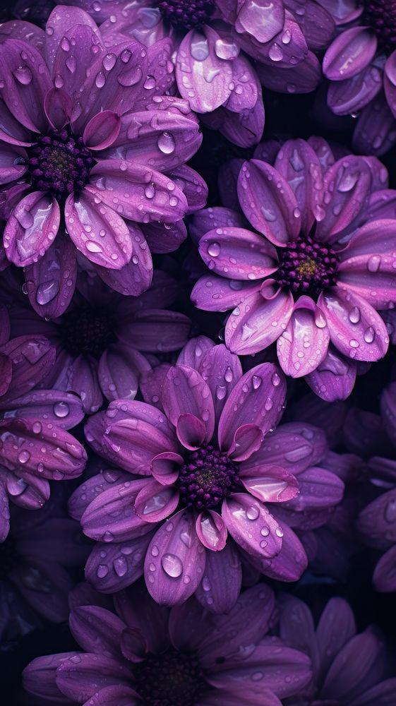 Flower purple nature petal. AI generated Image by rawpixel.