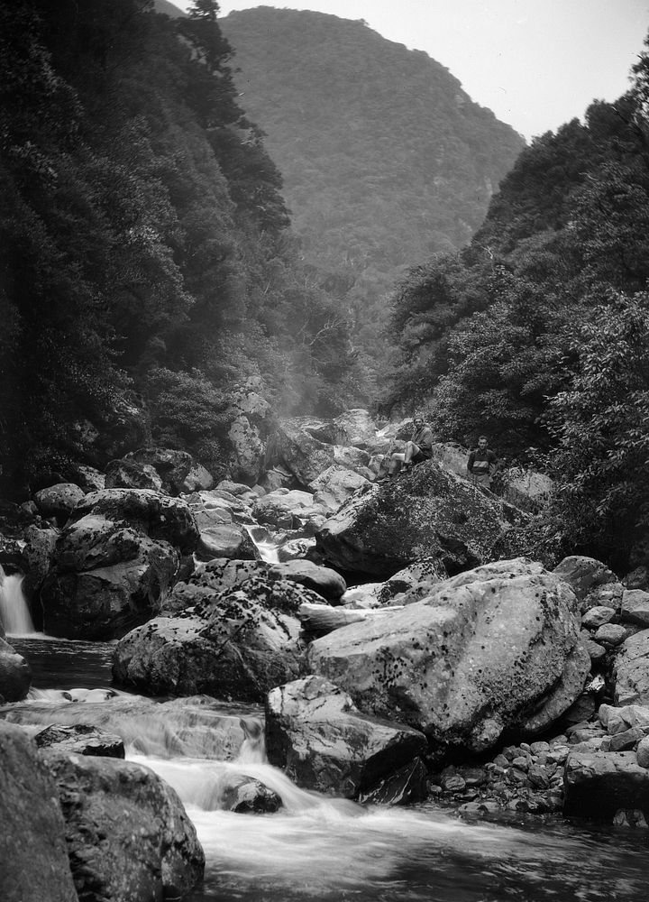 Headwaters, Mangahao River - 3 March 1929 (3 March 1929) by Leslie Adkin.