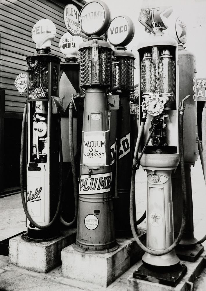 Untitled (petrol pumps) (1924-1965) by Gordon H Burt Ltd and Athol McCredie.