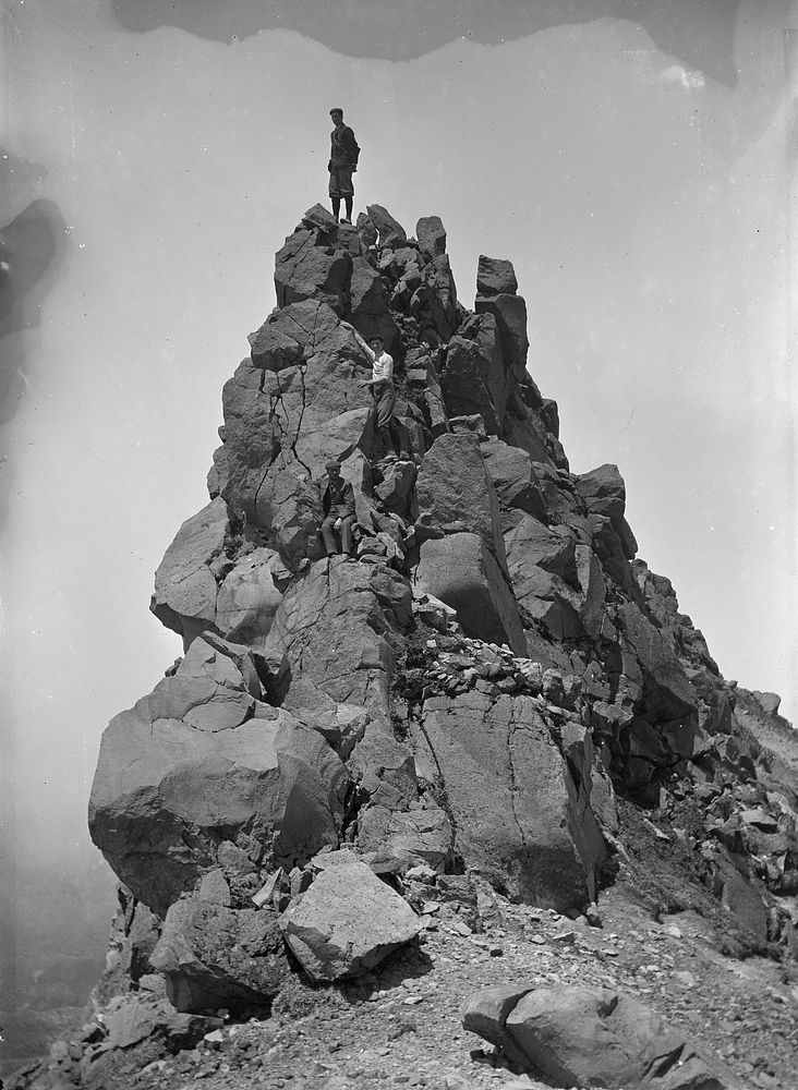 Rock Summit (circa 1908) Fred | Free Photo - rawpixel