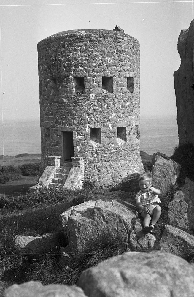 Michael Johnson at Martello Tower, Guernsey by Eric Lee Johnson.