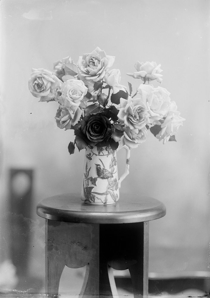 Roses in a jug by Berry and Co.