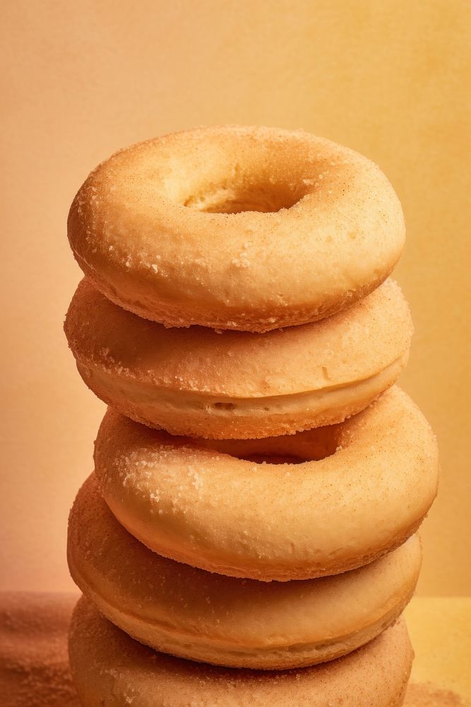 Home made donuts bagel food confectionery. AI generated Image by rawpixel.