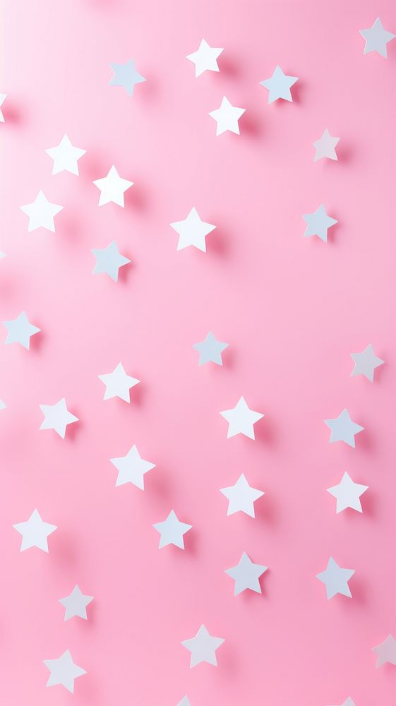Golden star pattern backgrounds confetti paper. AI generated Image by rawpixel.