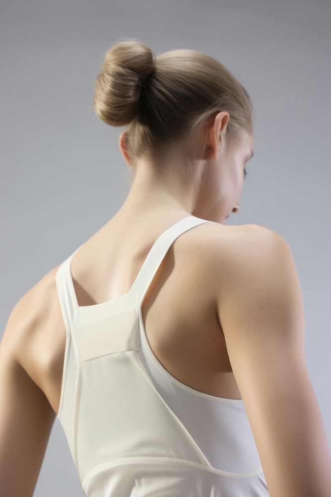 Sportswomen adult white back. AI generated Image by rawpixel.