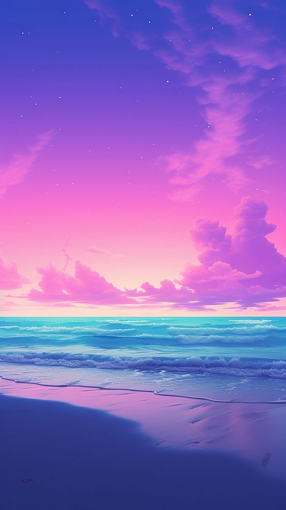 Sea purple backgrounds outdoors. AI generated Image by rawpixel.