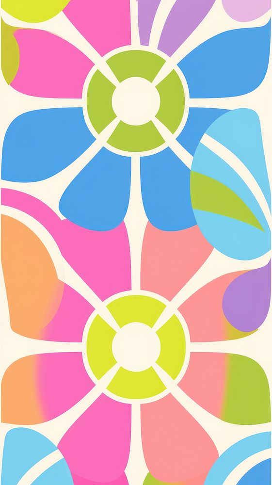 Flowers background backgrounds abstract pattern. AI generated Image by rawpixel.