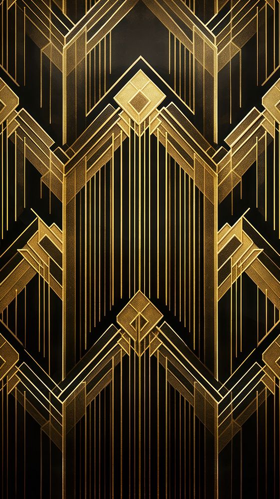 Wallpaper pattern line gold. AI generated Image by rawpixel.
