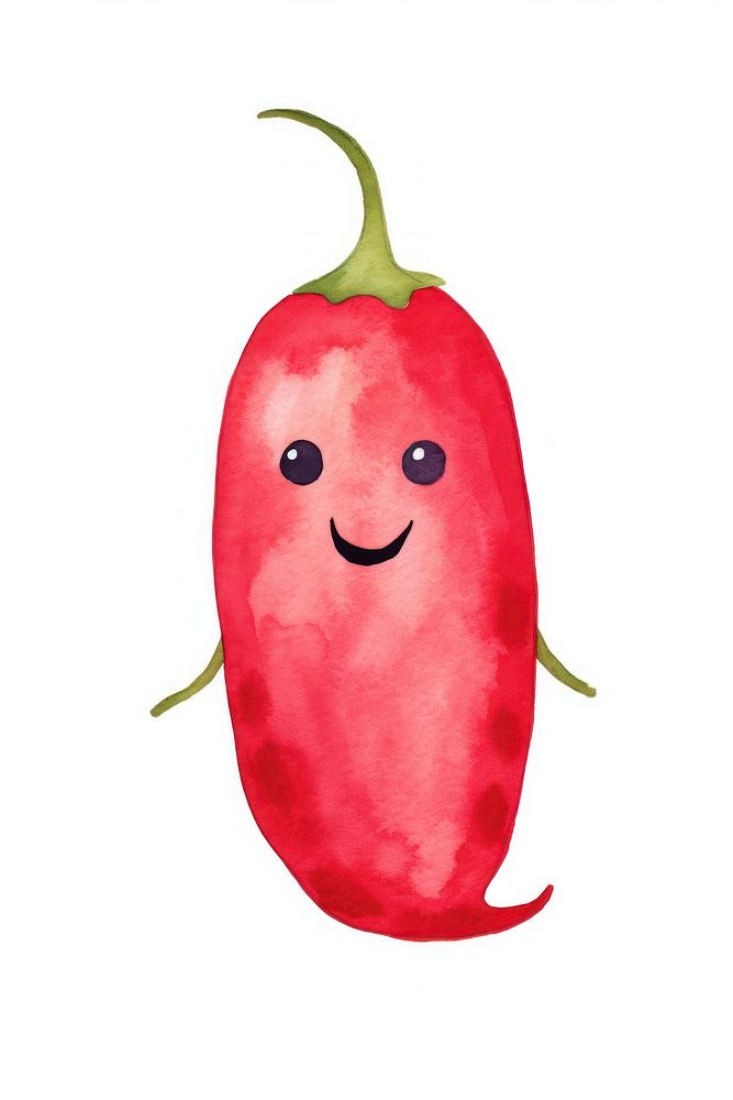 Chili vegetable radish food. AI generated Image by rawpixel.