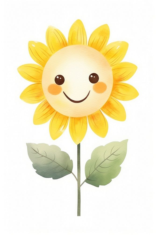 Daisy sunflower nature plant. AI generated Image by rawpixel.