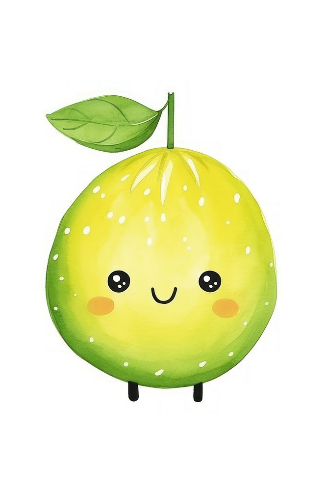 Lime fruit plant cute. AI generated Image by rawpixel.
