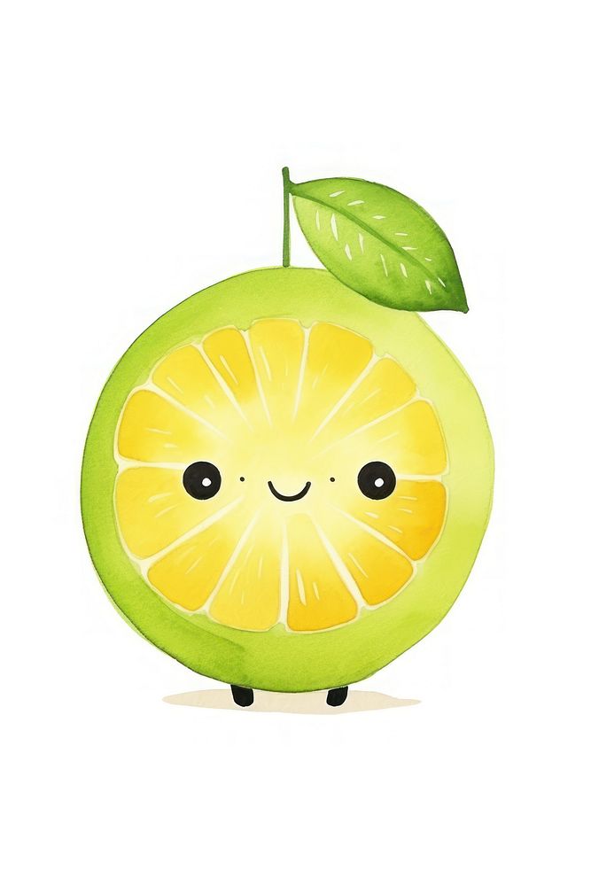 Lime fruit lemon plant. AI generated Image by rawpixel.