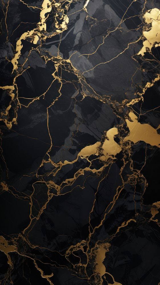 Dark marble abstract nature gold. AI generated Image by rawpixel.