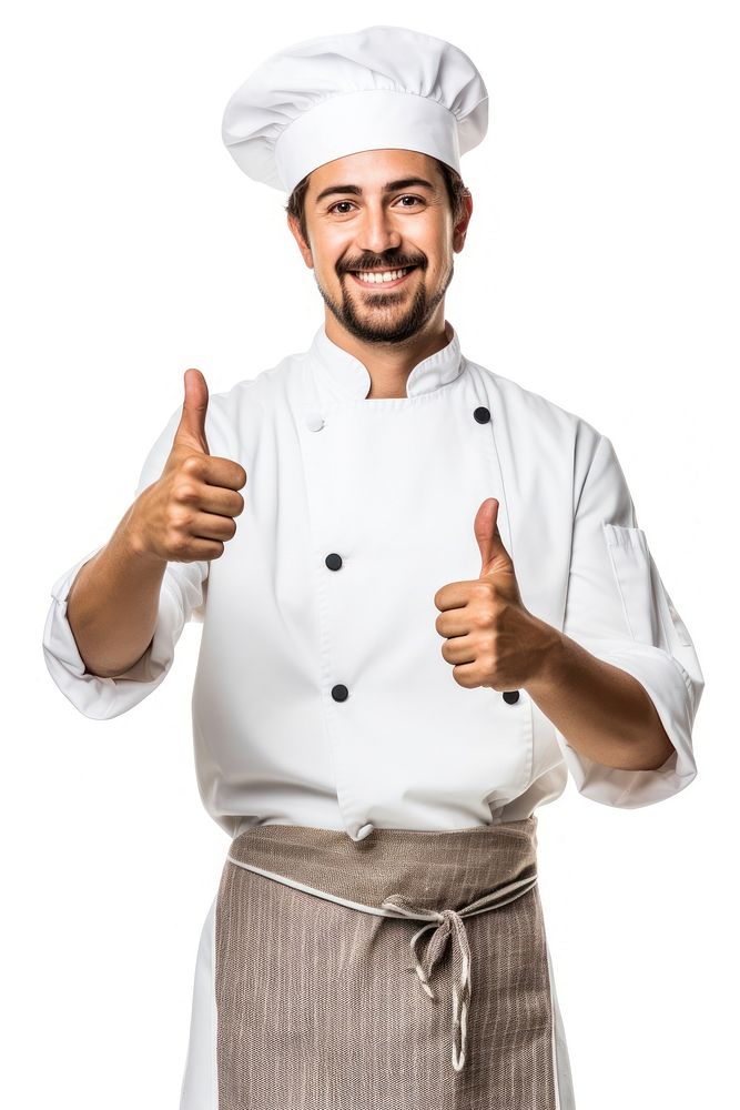 Mexican chef showing thumb up clothing adult man. AI generated Image by rawpixel.