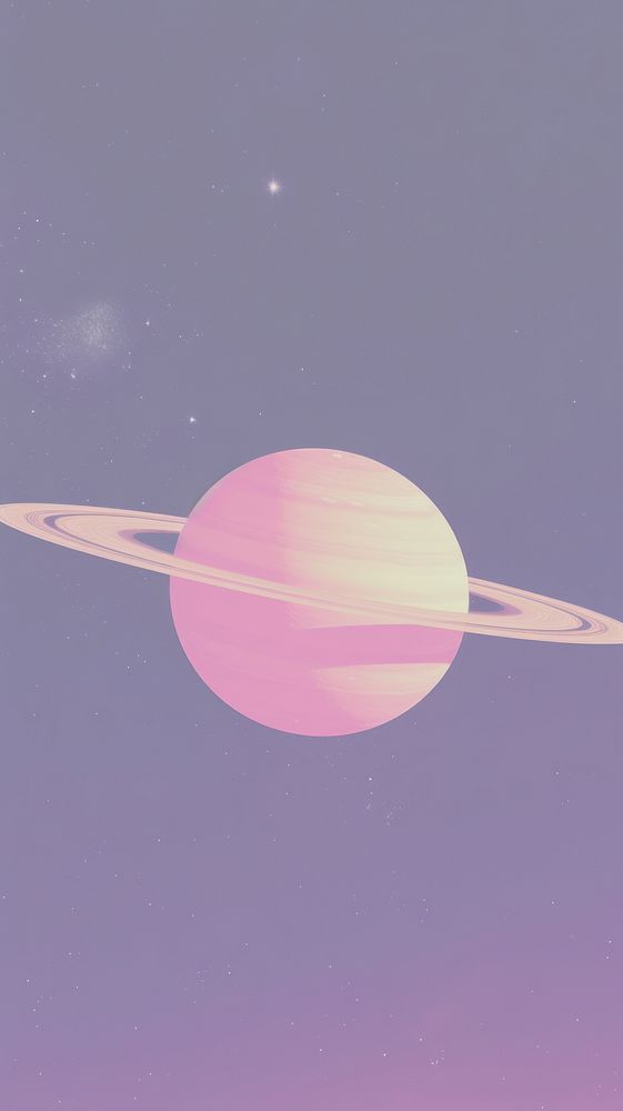 Saturn astronomy outdoors planet. AI generated Image by rawpixel.