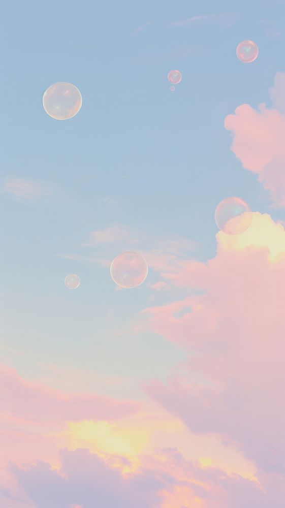 Mobile wallpaper sky outdoors nature. AI generated Image by rawpixel.