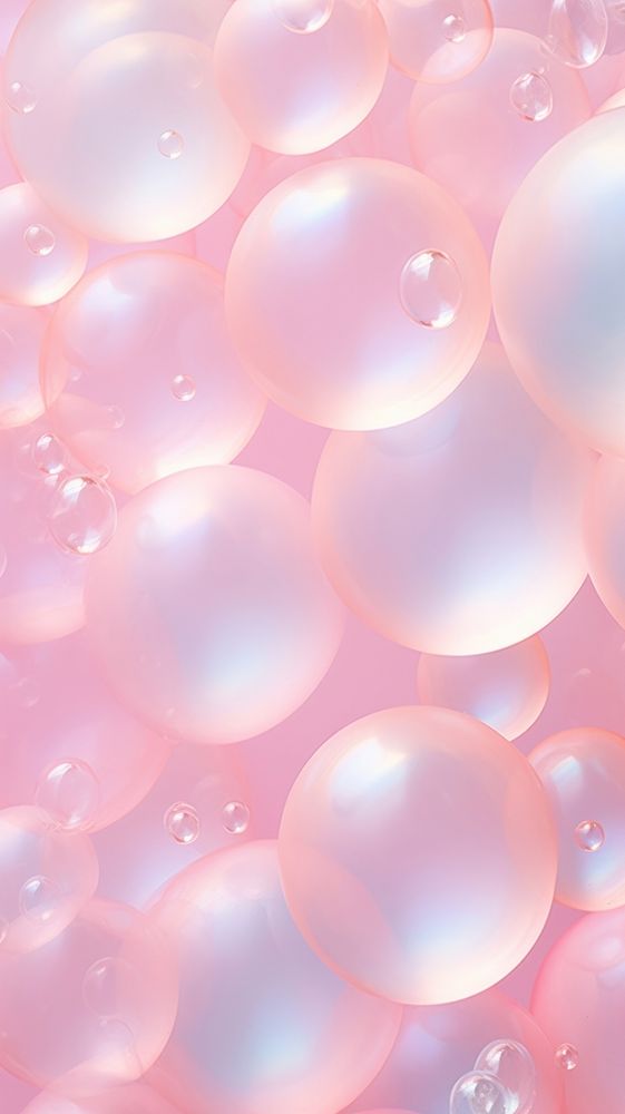 Aesthetic bubbles wallpaper backgrounds transparent simplicity. AI generated Image by rawpixel.
