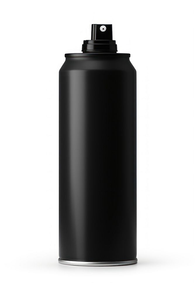 Spray paint bottle metal black. AI generated Image by rawpixel.