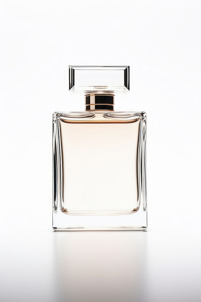 Perfume bottle cosmetics white. AI generated Image by rawpixel.