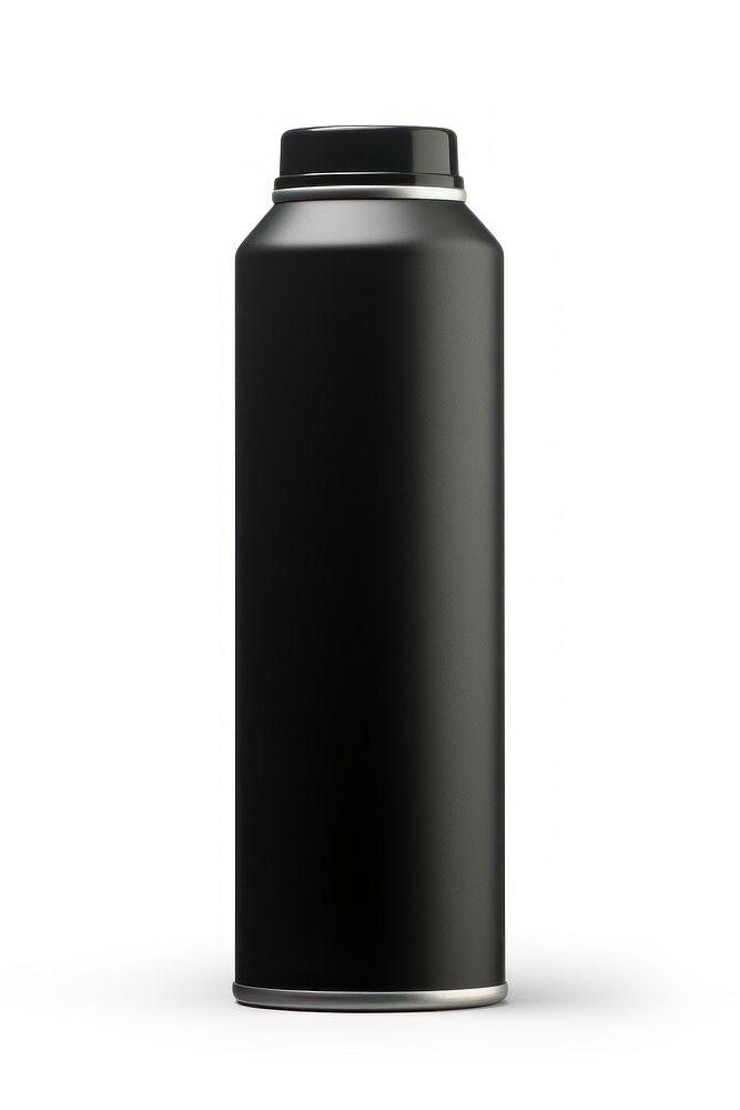 Spray paint bottle black white background. AI generated Image by rawpixel.