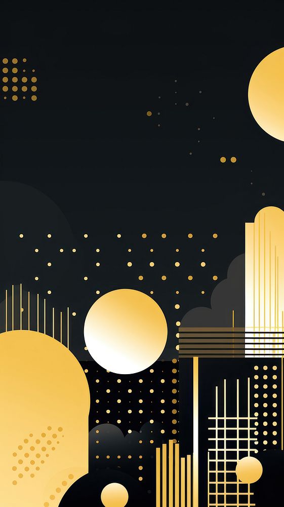 Gold wallpaper backgrounds graphics night. AI generated Image by rawpixel.