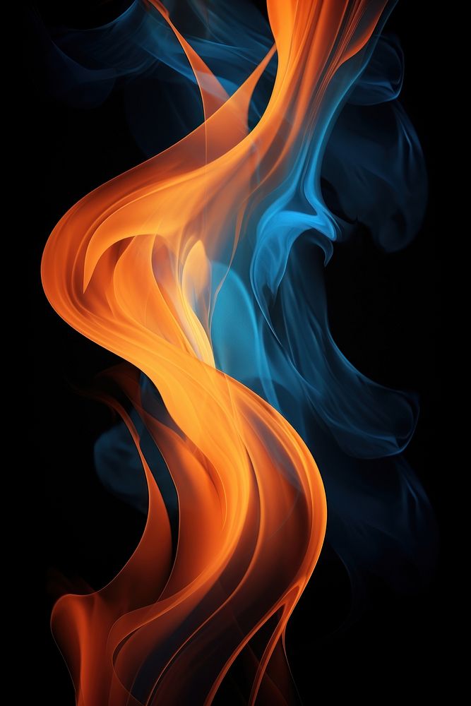 Flame fire backgrounds smoke. AI generated Image by rawpixel.