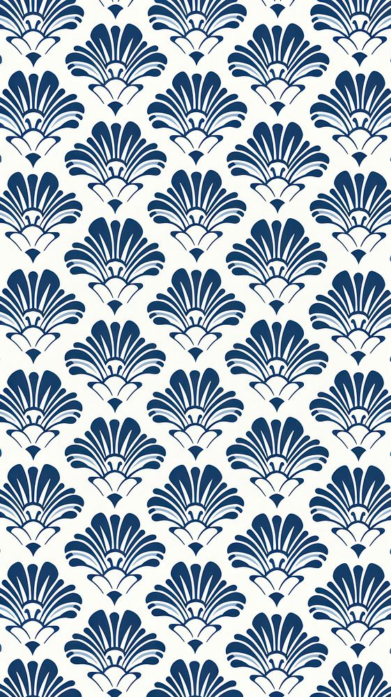 Blue pattern backgrounds repetition wallpaper. AI generated Image by rawpixel.