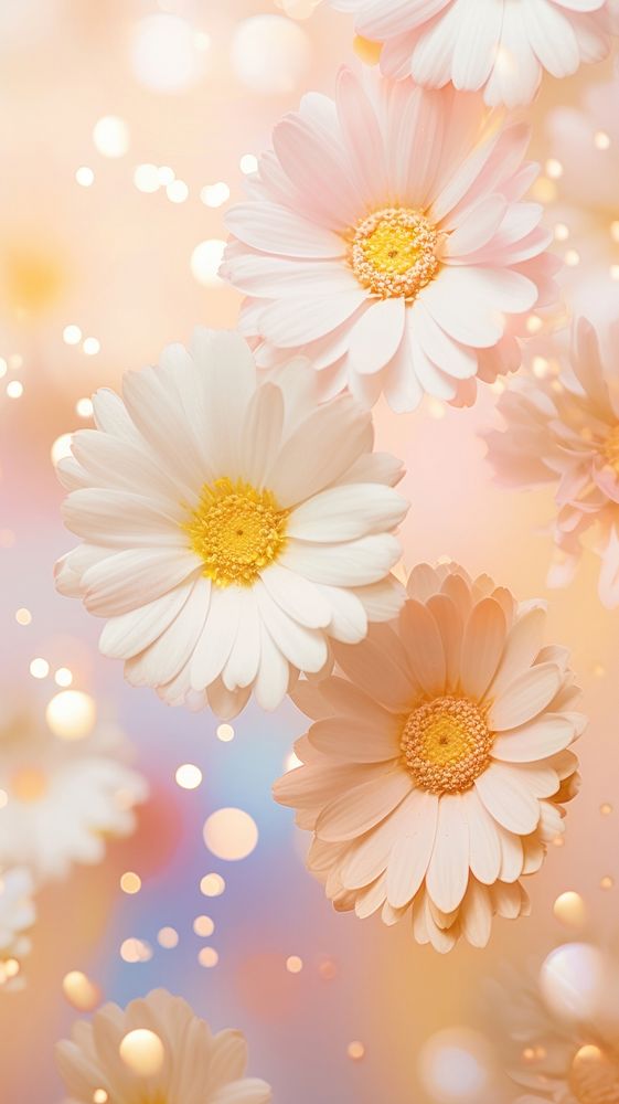 Daisy flower backgrounds blossom. AI generated Image by rawpixel.