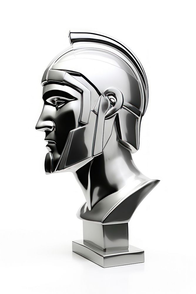 Greek sculpture statue white background representation. AI generated Image by rawpixel.