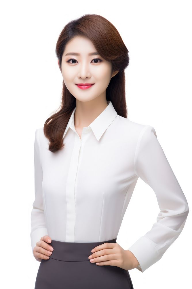 Asian businesswoman portrait clothing sleeve. AI generated Image by rawpixel.