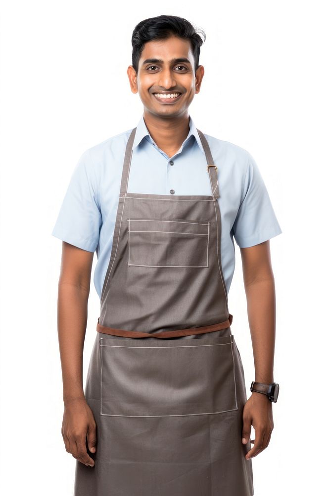 Indian man in an apron portrait clothing adult. 