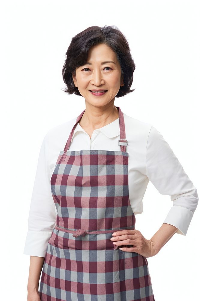 Asian woman in an apron portrait clothing adult. AI generated Image by rawpixel.