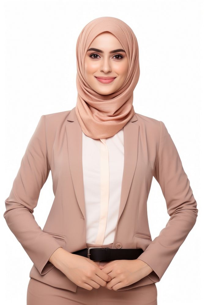 Muslim businesswoman portrait clothing blouse. AI generated Image by rawpixel.