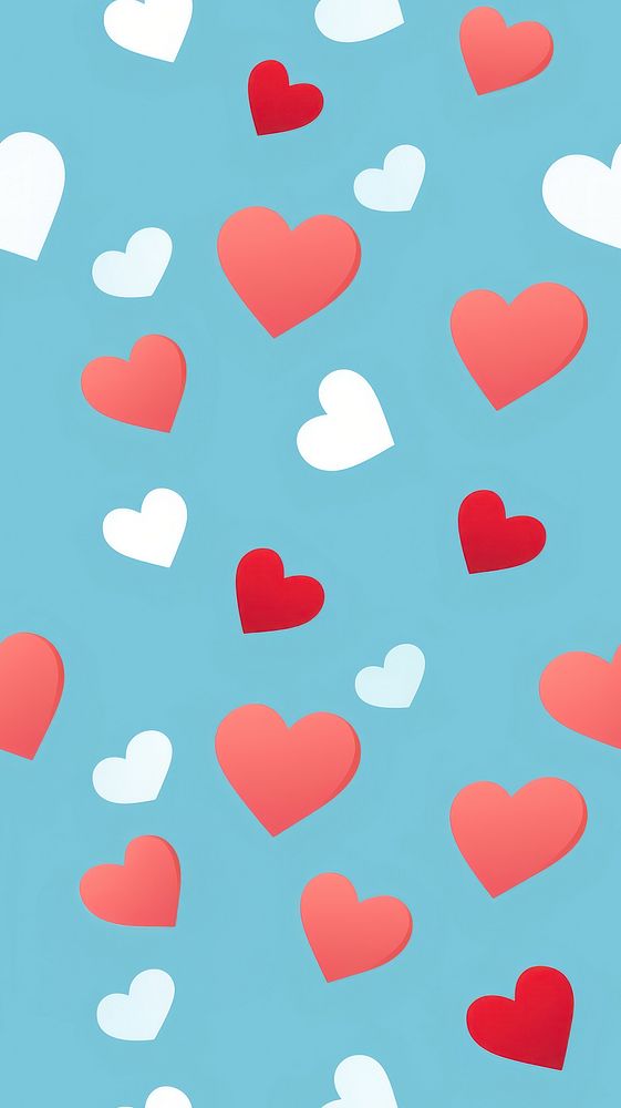 Heart backgrounds outdoors pattern. AI generated Image by rawpixel.
