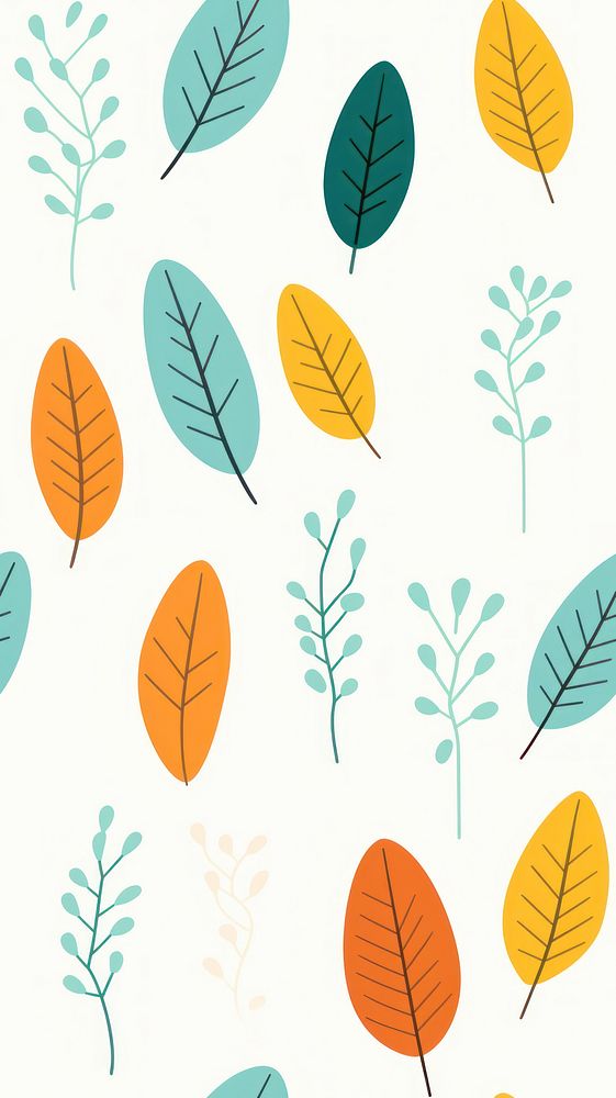 Leaf pattern plant backgrounds. AI generated Image by rawpixel.
