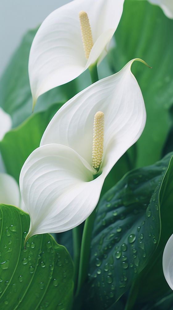 Flower plant petal white. AI generated Image by rawpixel.