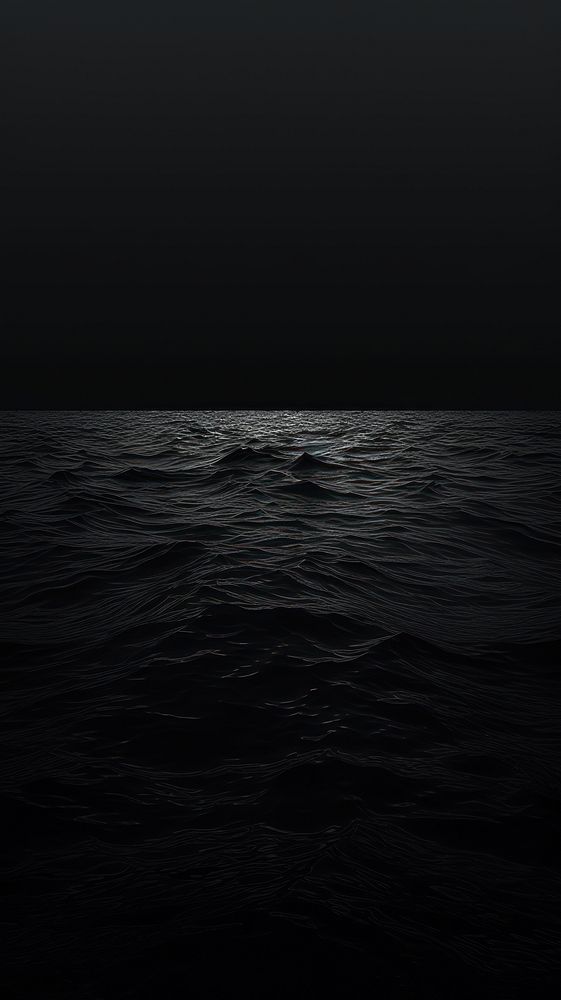 Black sea horizon nature ocean. AI generated Image by rawpixel.