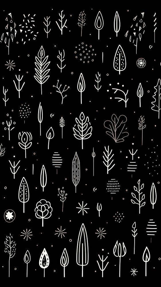 Hand doodle illustration pattern drawing backgrounds. AI generated Image by rawpixel.