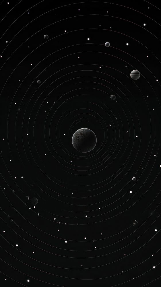 Solar system illustration astronomy nature space. AI generated Image by rawpixel.