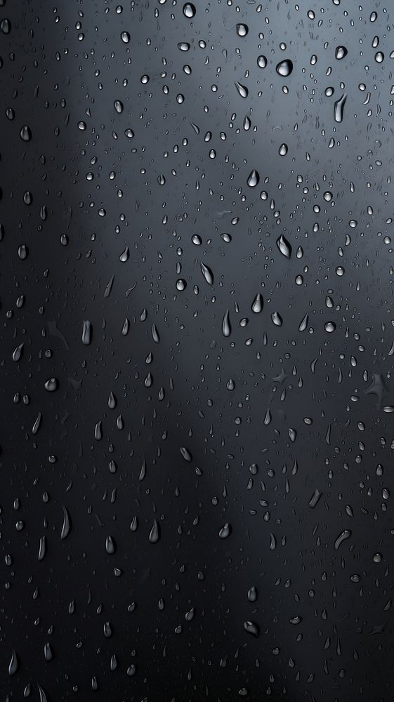 Water drops on window black condensation transparent. AI generated Image by rawpixel.