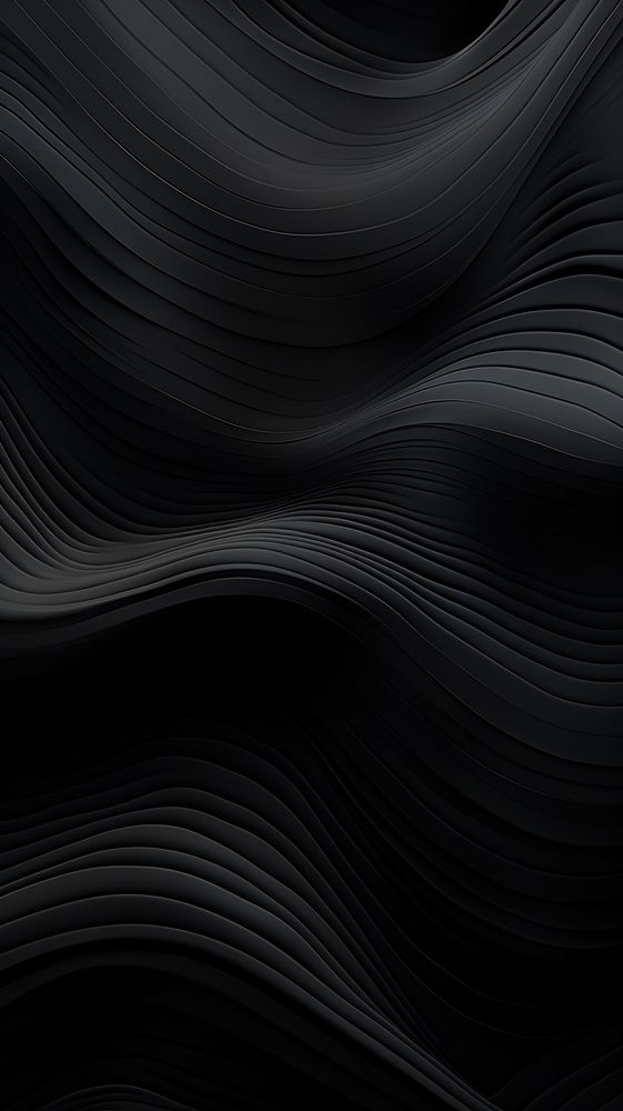 Wave texture black abstract backgrounds. | Premium Photo Illustration