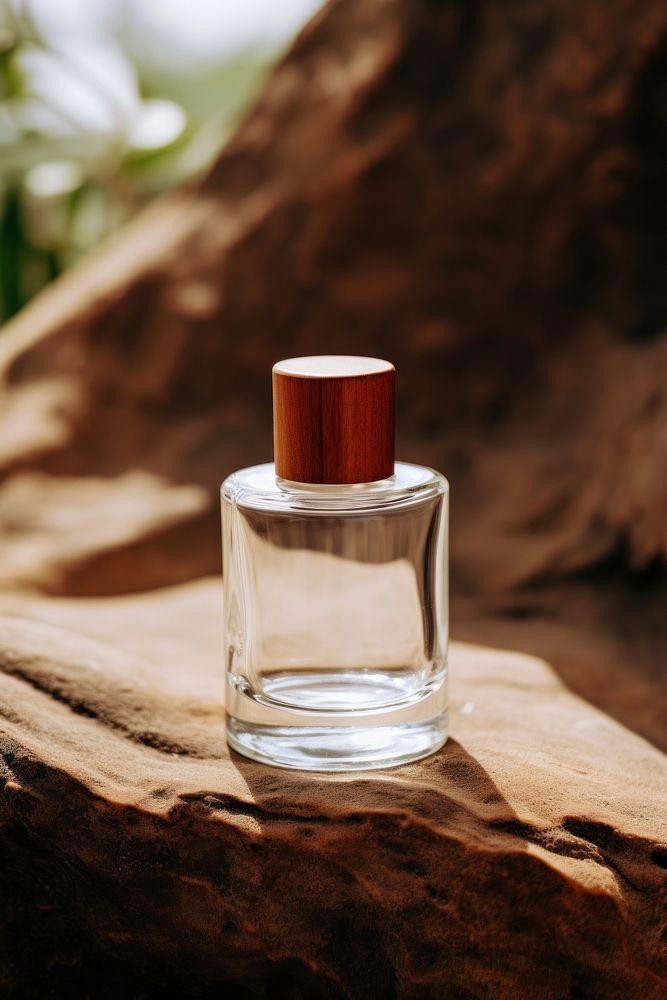 Purfume bottle perfume glass container. AI generated Image by rawpixel.