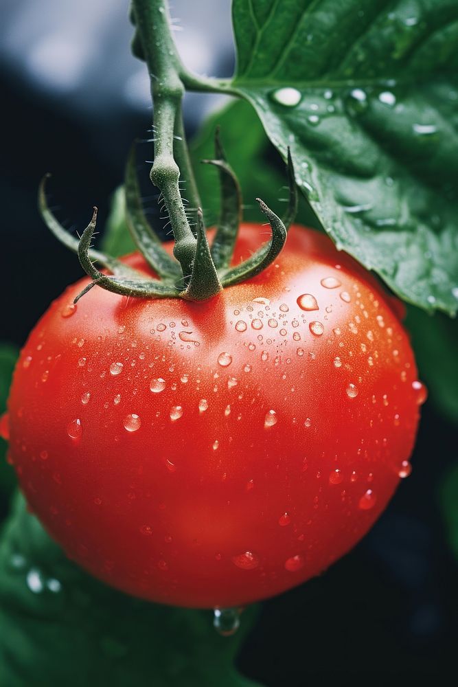 Tomato food vegetable fruit. AI generated Image by rawpixel.