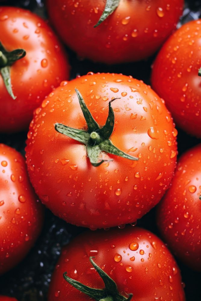 Tomato food vegetable fruit. AI generated Image by rawpixel.